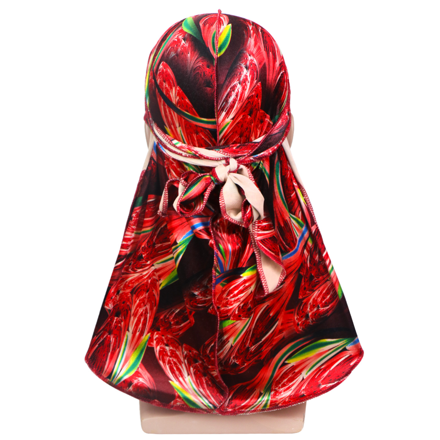 Title 7, New velvet printed elastic hood hip hop Cape lo...