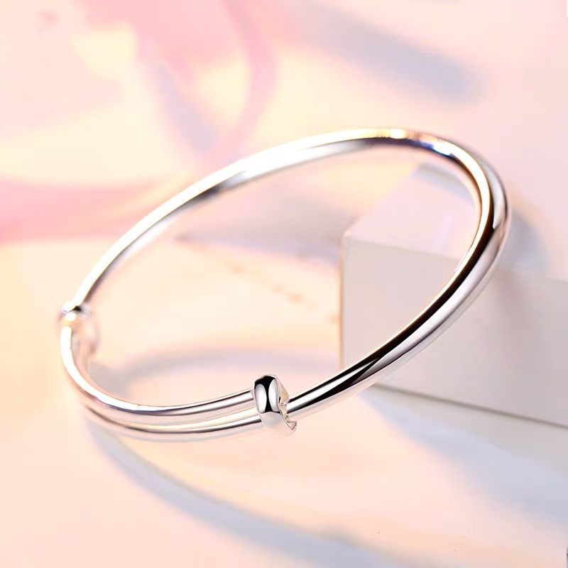 Title 1, Glossy round tube push-pull bracelet