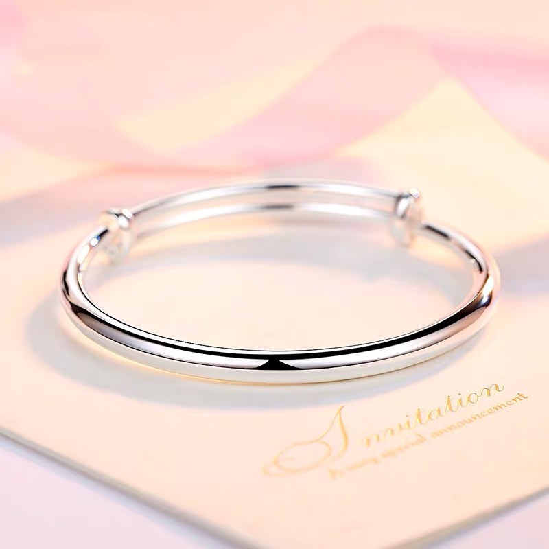 Title 4, Glossy round tube push-pull bracelet