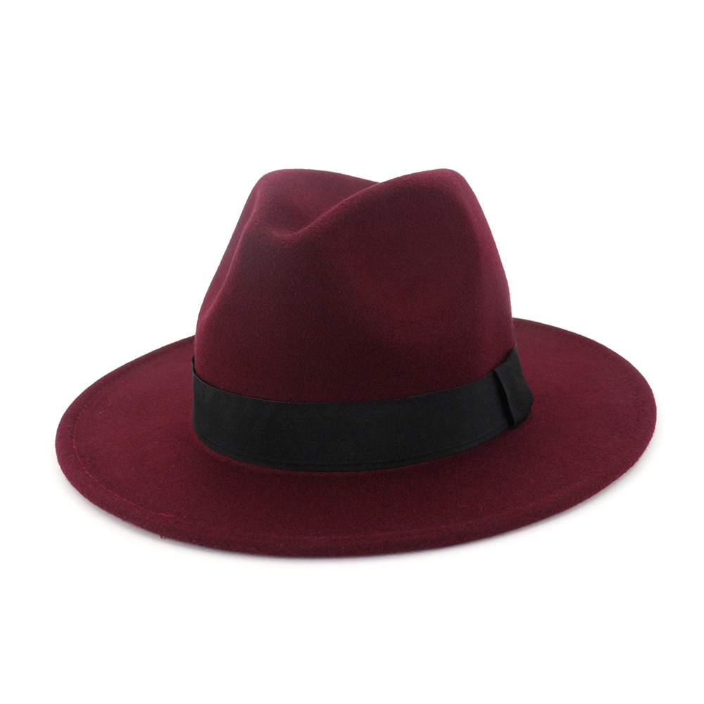 wine fedora hat