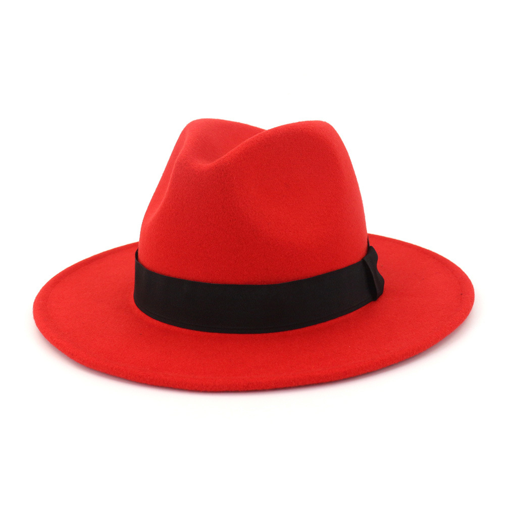 red fedora hat