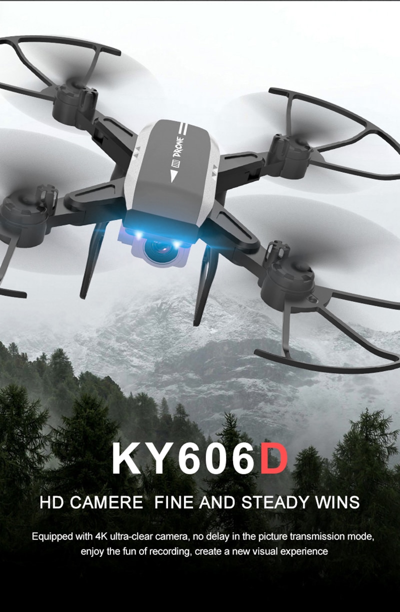 Title 2, KY606D Katlanabilir Quadcopter Drone, HD kamera...