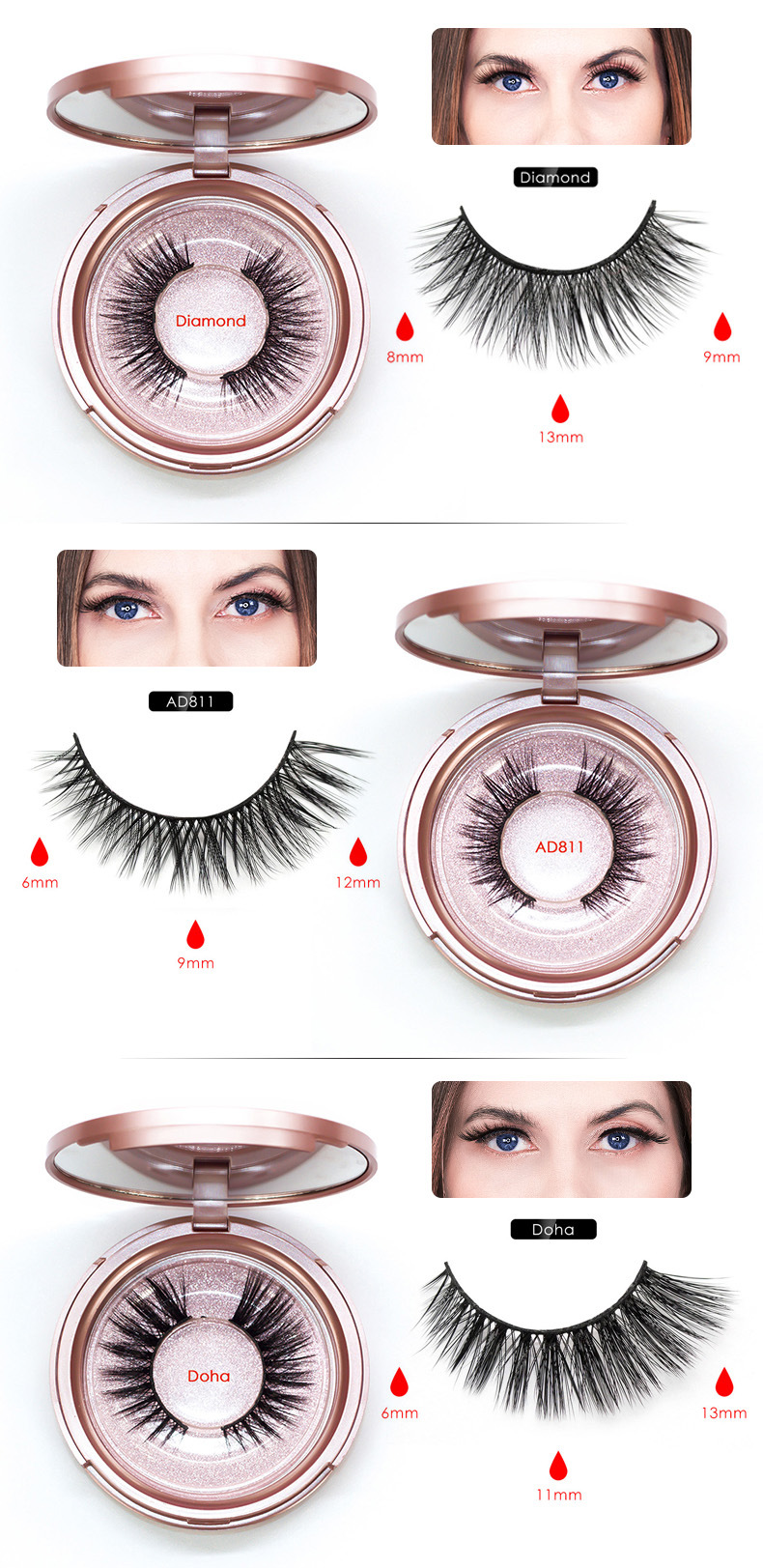 Title 1, Magnetic false eyelashes for effortless beauty....