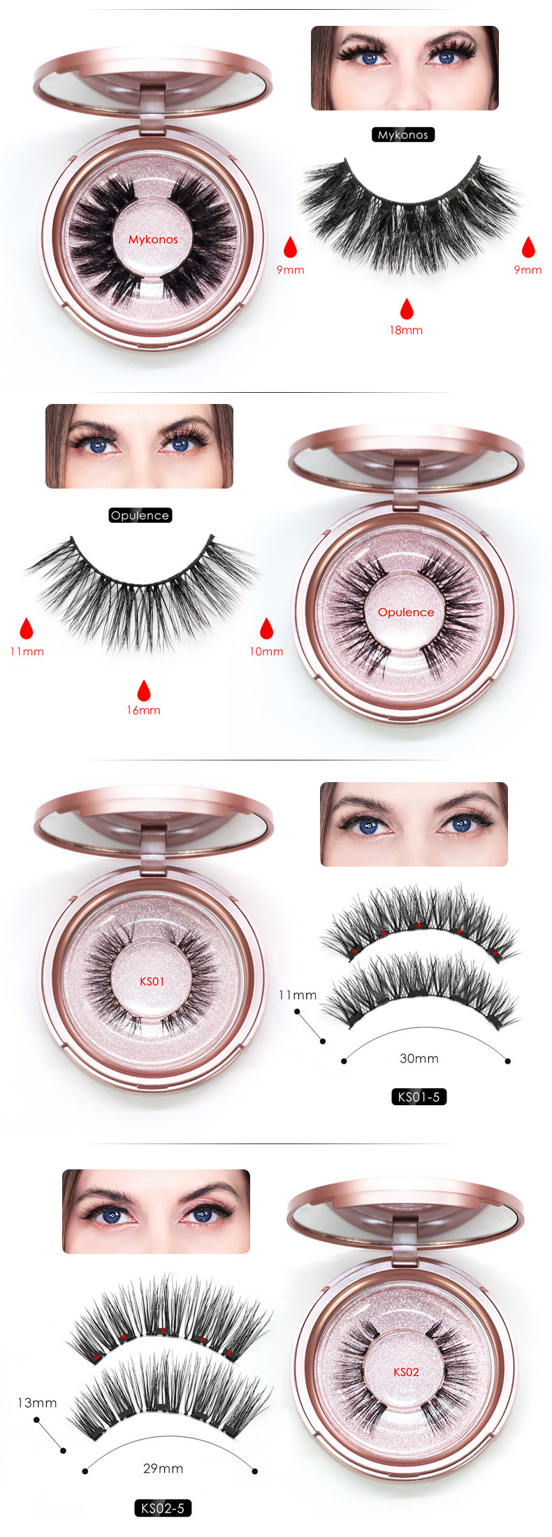 Title 3, Magnetic false eyelashes for effortless beauty....