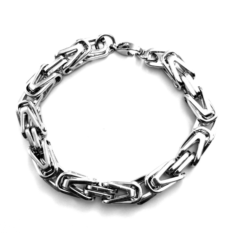 Title 4, Geometric mens bracelet