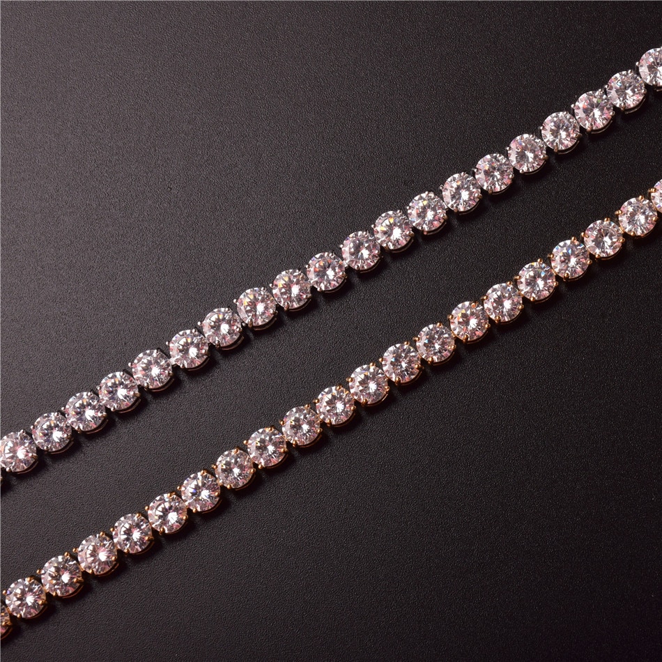 Title 6, Single Row Zircon Bracelet