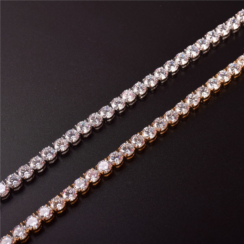 Title 7, Single Row Zircon Bracelet