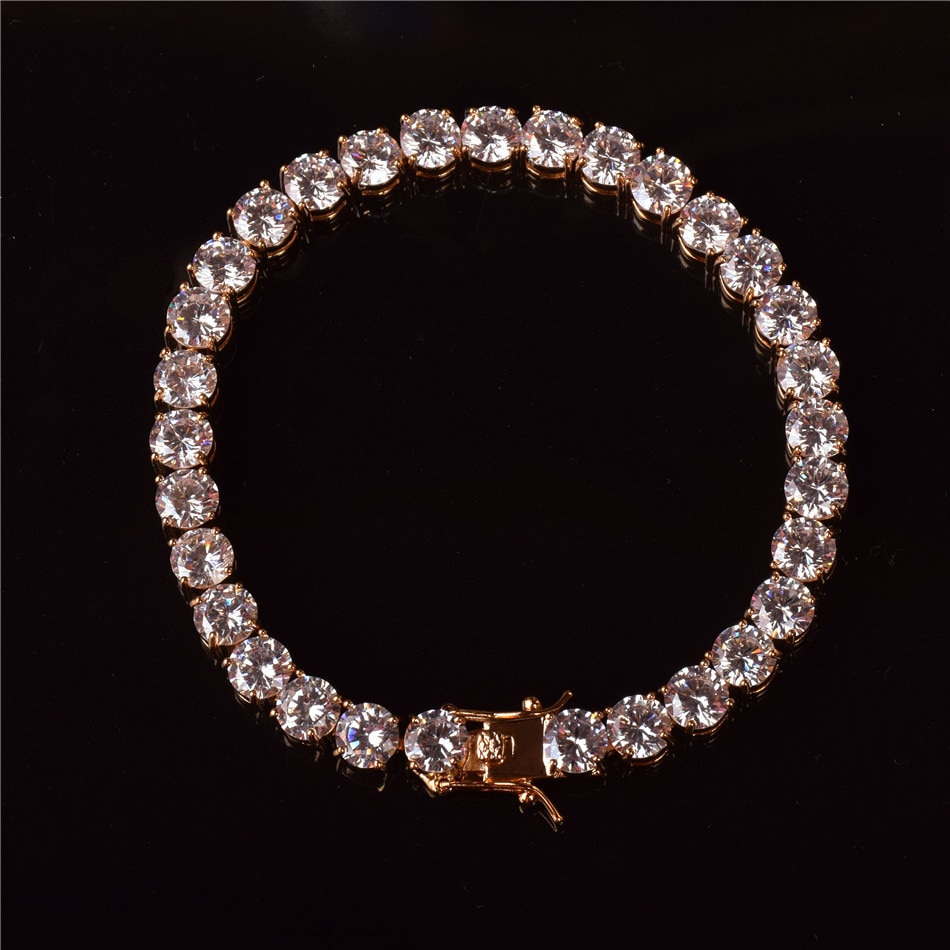 Title 10, Single Row Zircon Bracelet