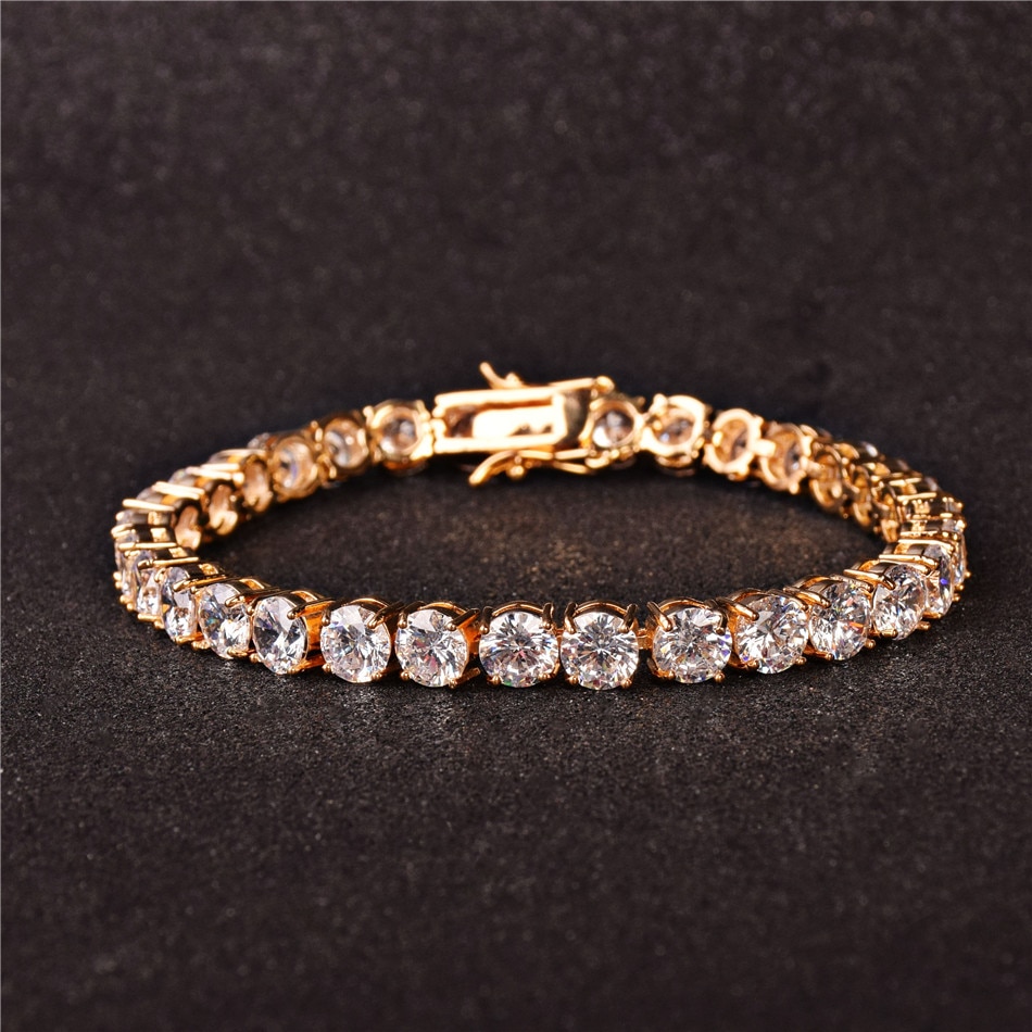 Title 11, Single Row Zircon Bracelet