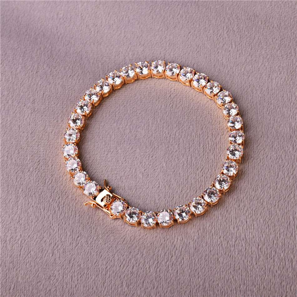 Title 12, Single Row Zircon Bracelet