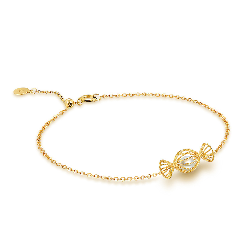 Title 1, Candy vergulde 18k gele gouden armband