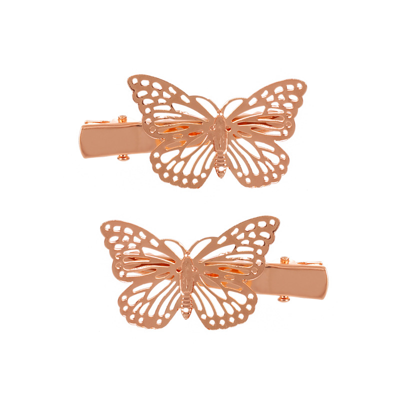 Title 6, Creative new butterfly paired hairpin, a three-...