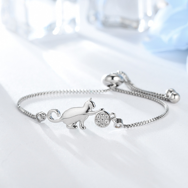 Title 2, Cute cat adjustable bracelet