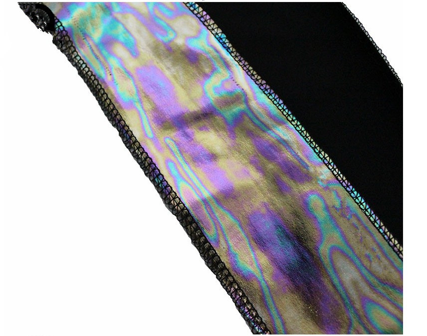 Title 10, Embroidered silk long tail scarf