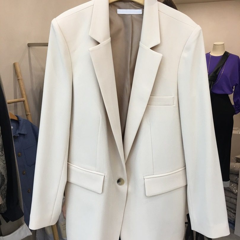 Title 4, New Simple Temperament White Suit Jacket Women,...