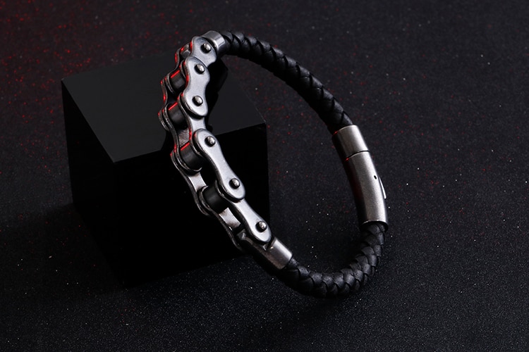 Title 3, Retro stainless steel trend mens bracelet