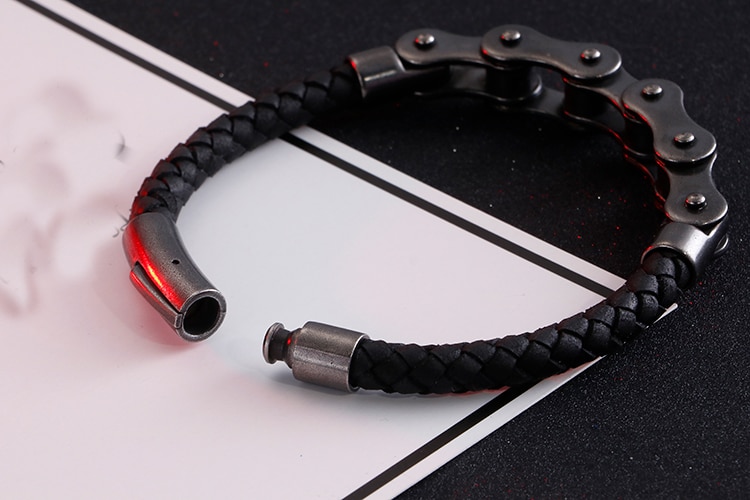 Title 4, Retro stainless steel trend mens bracelet