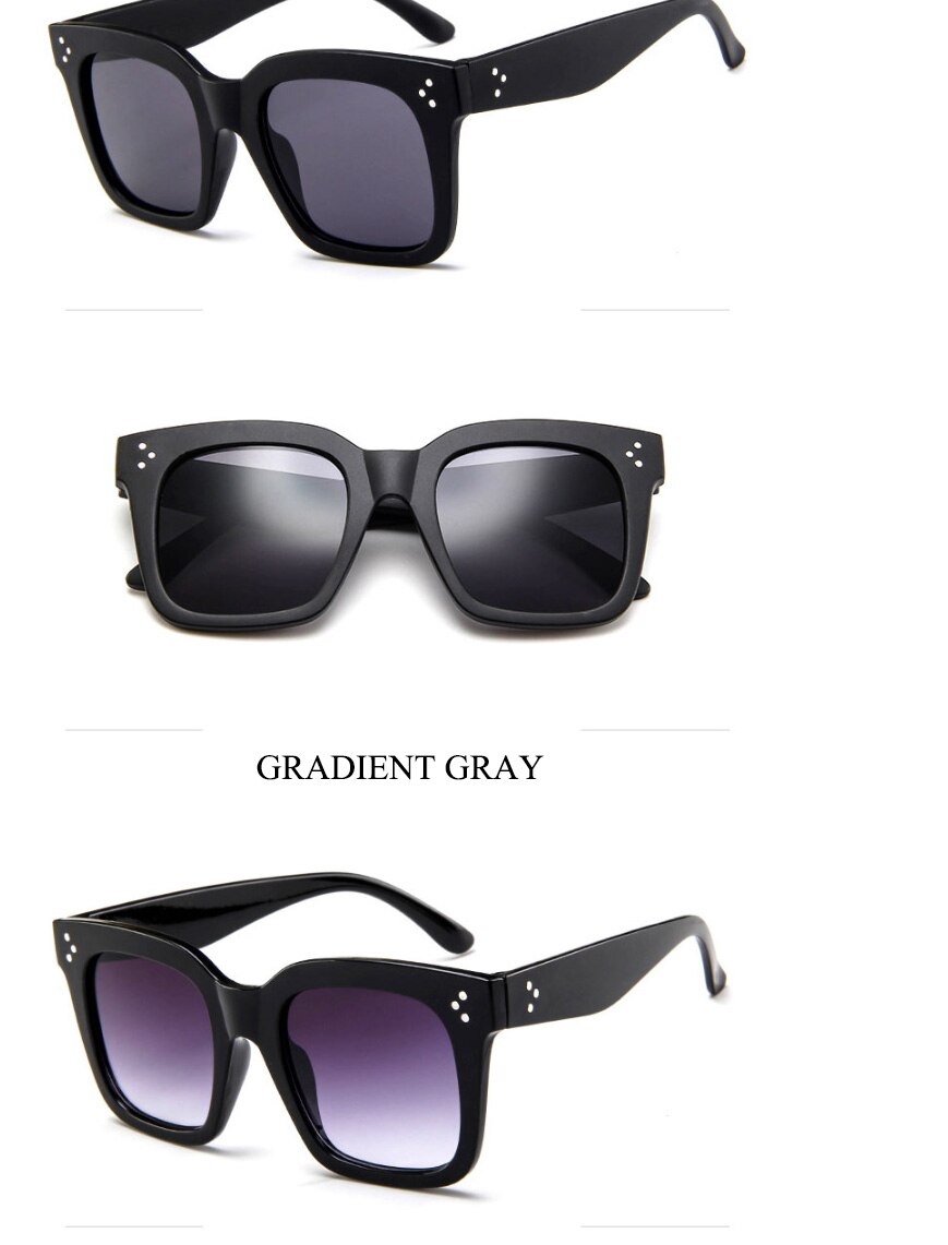 Title 3, Korean fashion box sunglasses colorful reflecti...