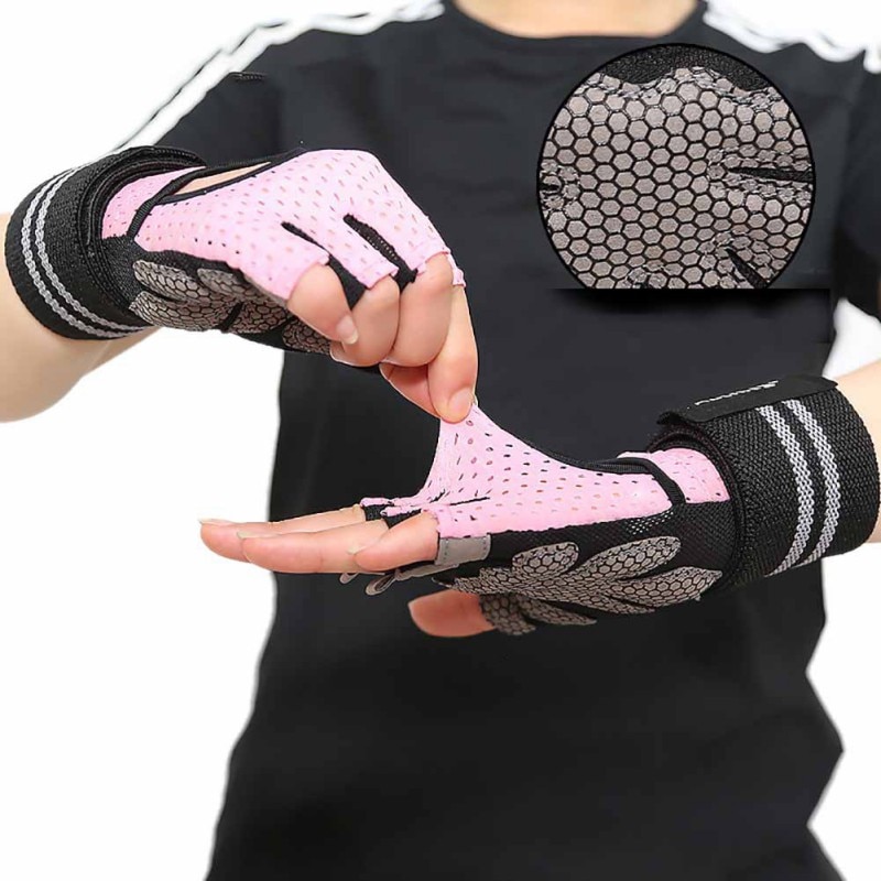 Title 20, Guantes Deportivos Fitness Hombre Mujer Dedos M...