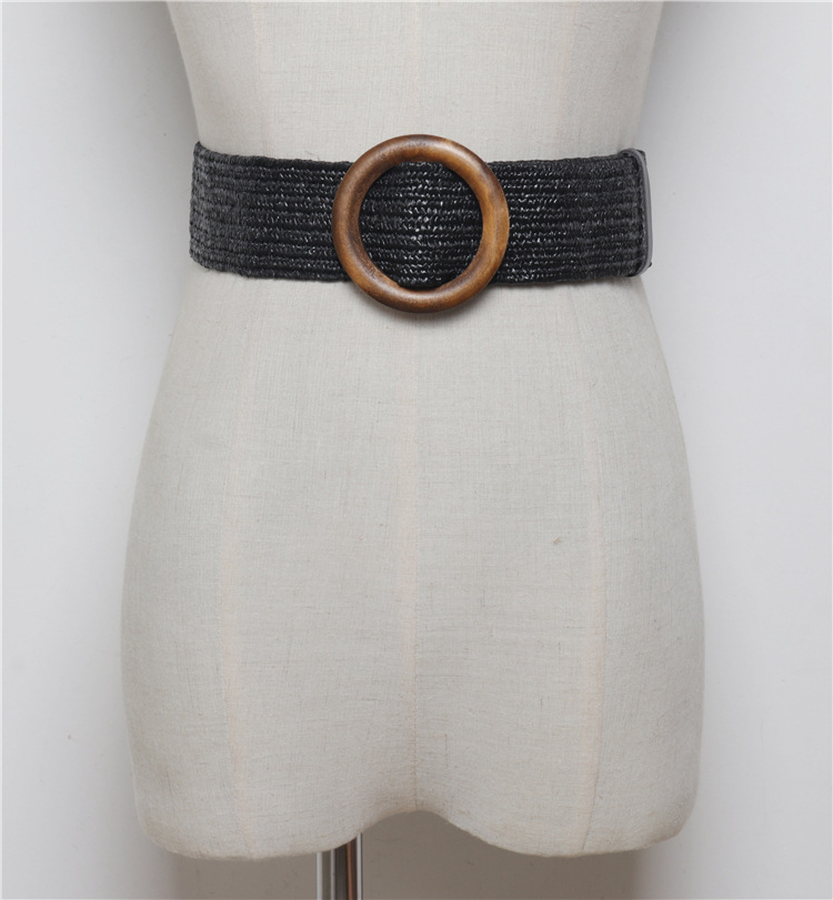 Title 11, Ceinture boucle ronde tissée avec corde wax bohème