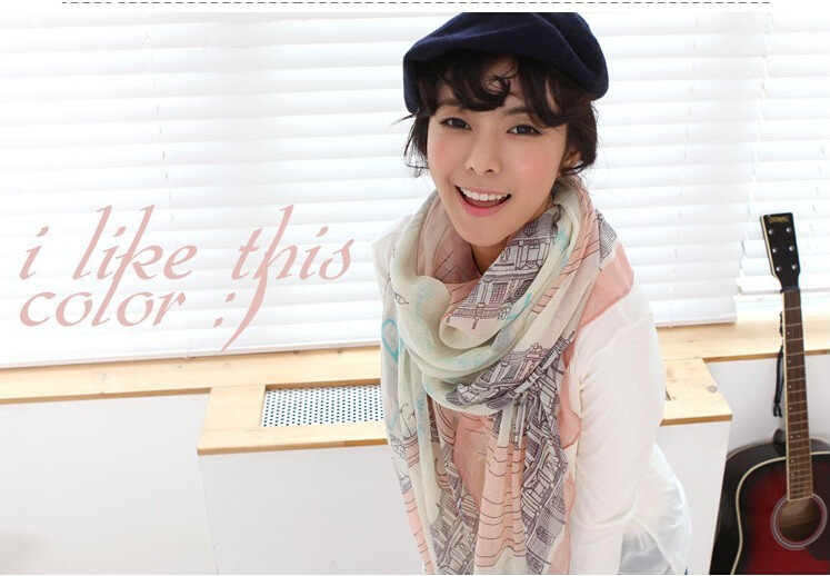 Title 6, Ethnic style warm decorative scarf