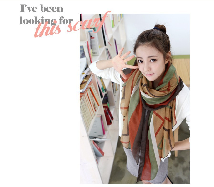 Title 8, Ethnic style warm decorative scarf