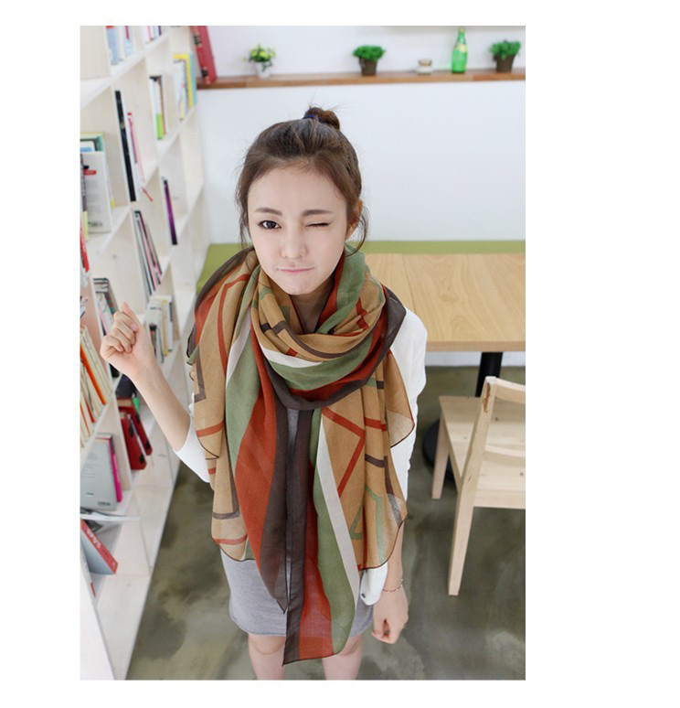 Title 9, Ethnic style warm decorative scarf