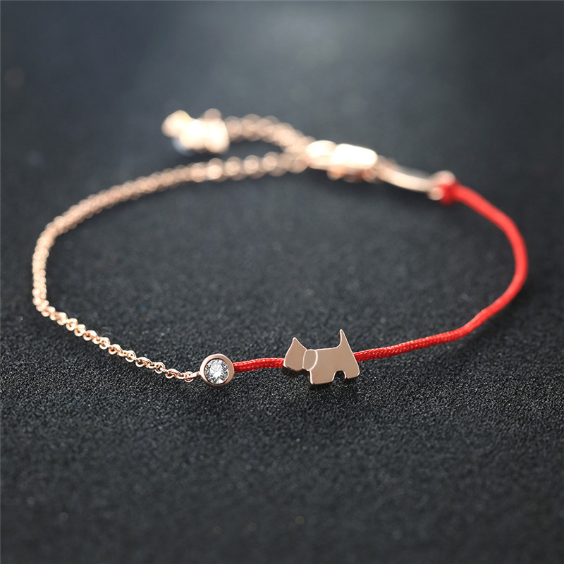 Title 5, The birth year red rope bracelet dog year femal...