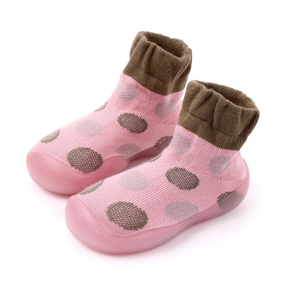 Title 12, Spring and autumn new polka dot baby toddler socks