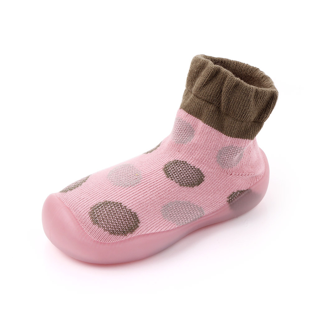 Title 13, Spring and autumn new polka dot baby toddler socks