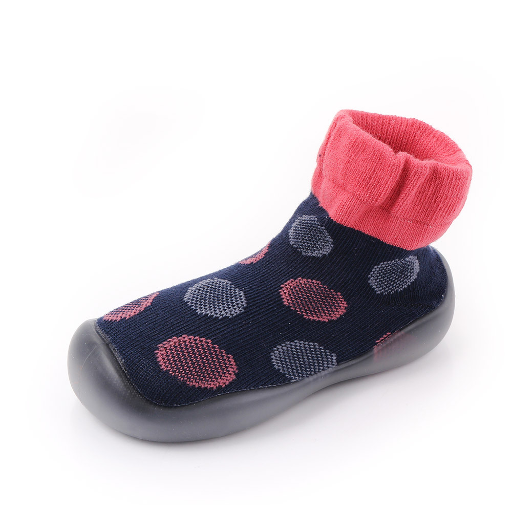 Title 19, Spring and autumn new polka dot baby toddler socks