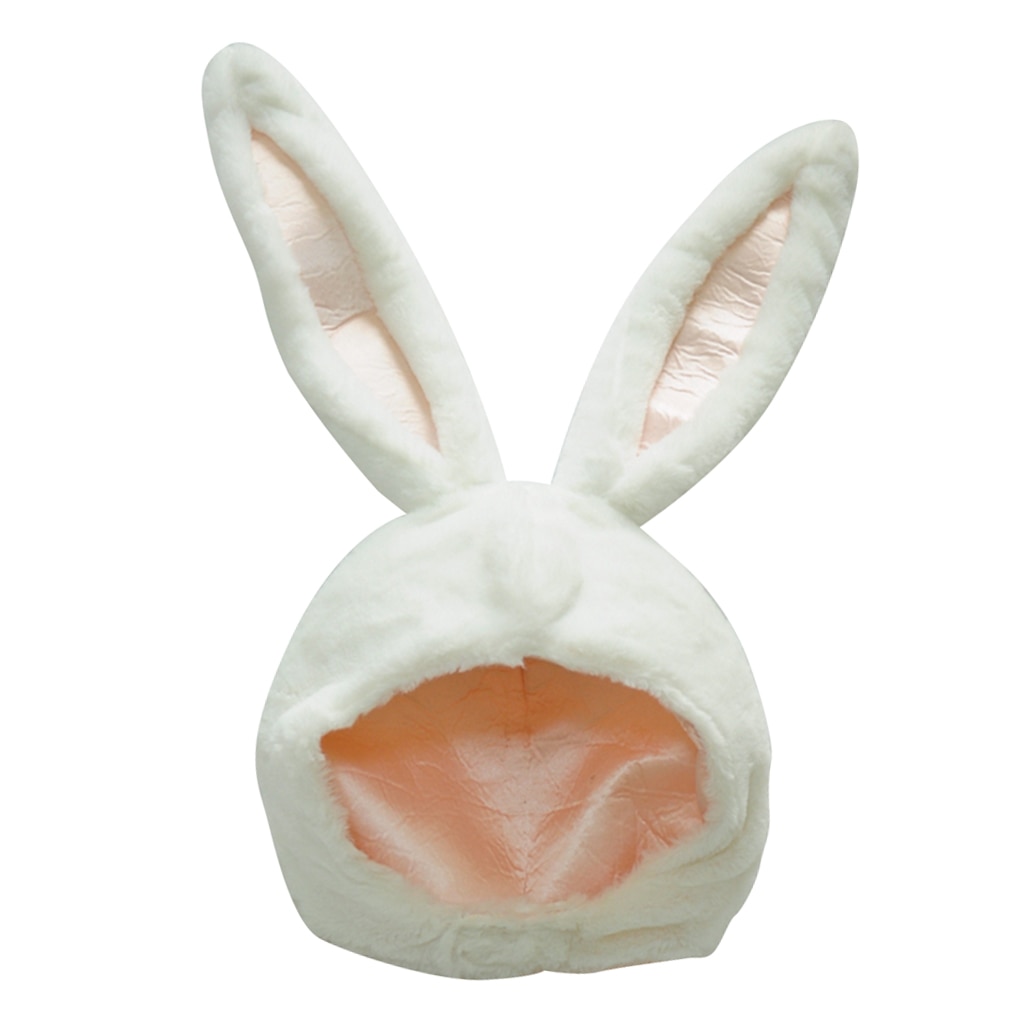 Cute Girl Hat Plush Rabbit Bunny Ears Hat Earflap Cap Head Warmer Head Wear