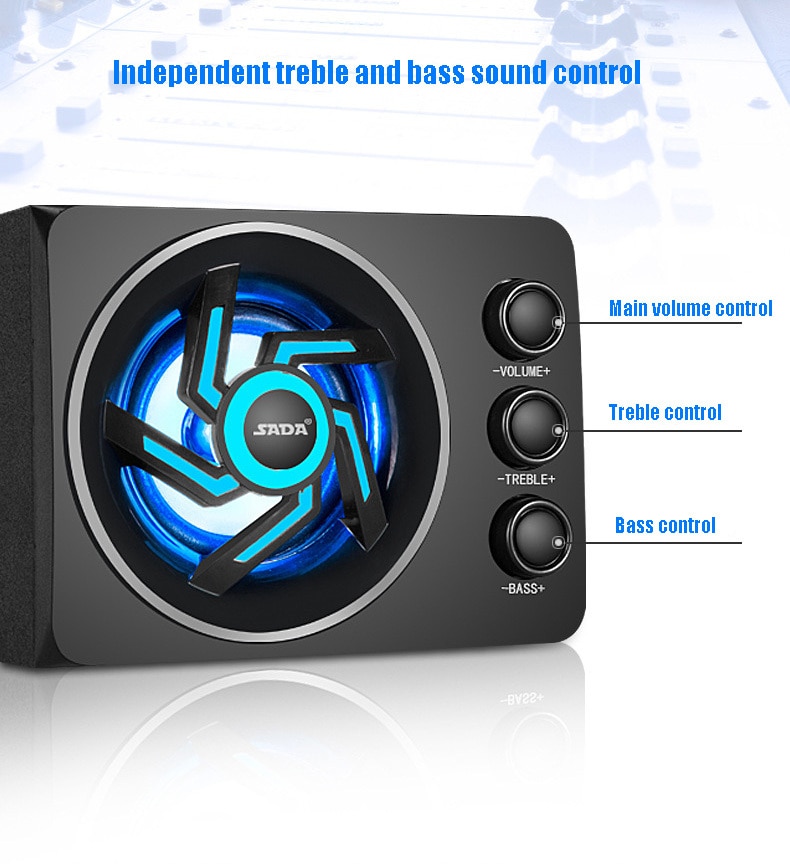 Title 2, Caixa de som Bluetooth mini SADA D-209, som pot...