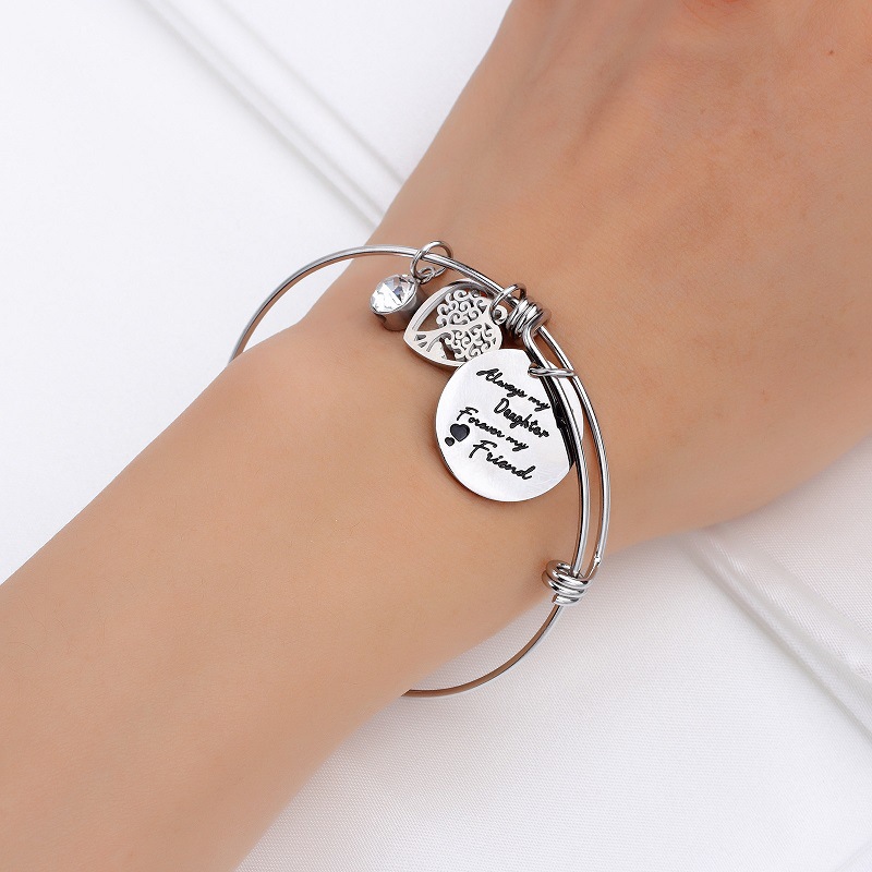 Title 5, Engraving titanium steel bracelet tag