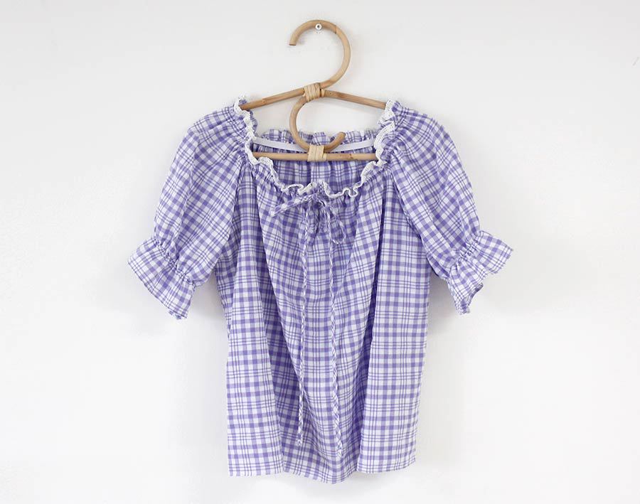 Title 31, Short-Sleeved Plaid Shirt Womens Summer New Sm...