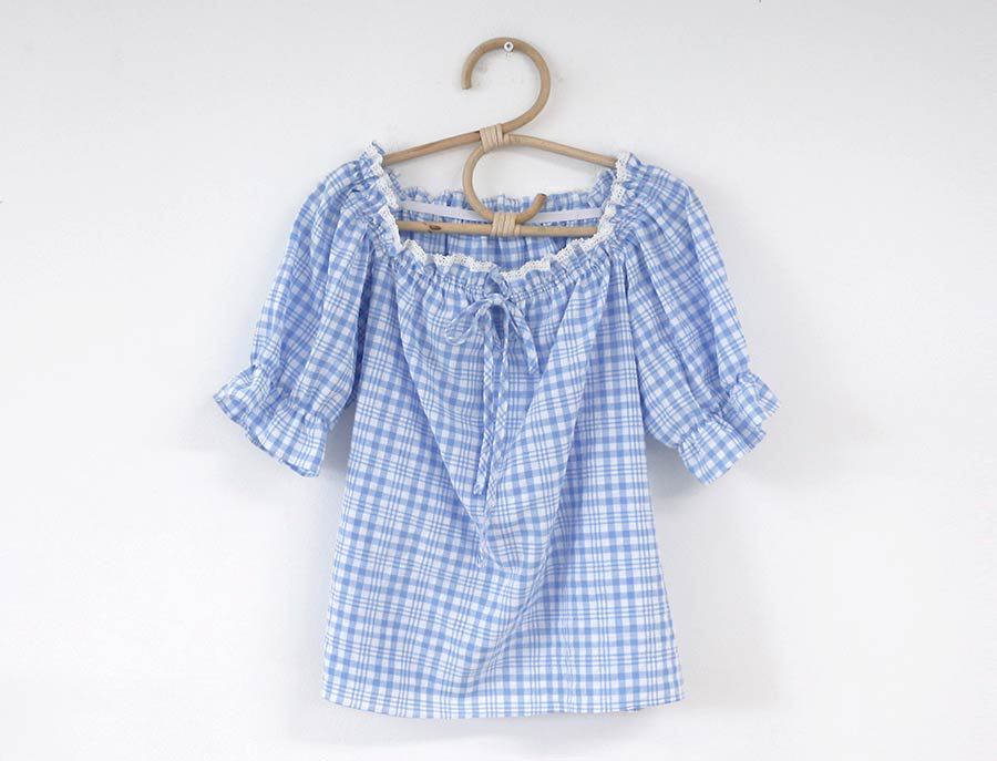 Title 39, Short-Sleeved Plaid Shirt Womens Summer New Sm...