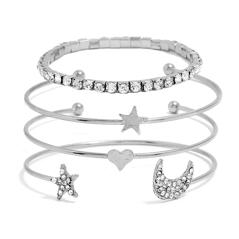 Title 3, Star Moon Bracelet Set of 4