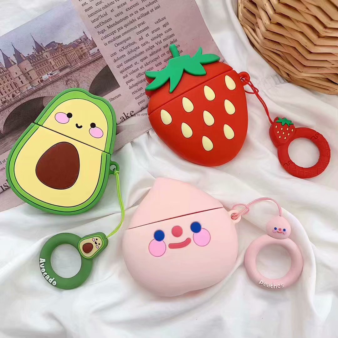 Title 9, Avocado cartoon earphone set Enjoy your music i...