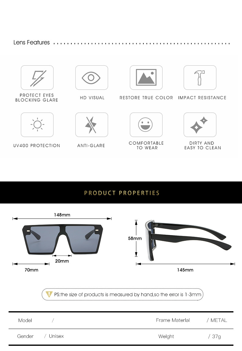 Title 1, Frameless sunglasses