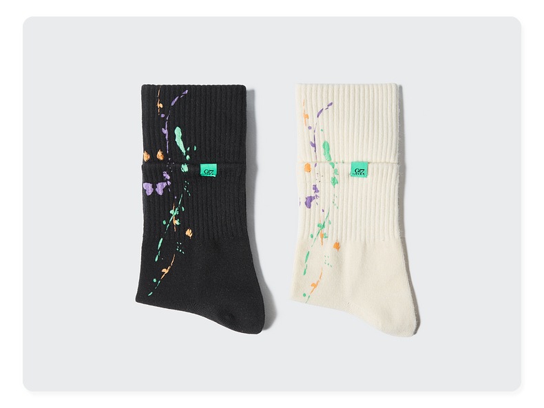 Title 4, Neue gefälschte zweilagige Sportsocken mit leuc...