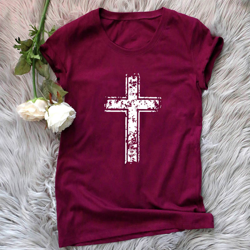 Title 7, Cross Cotton Short Sleeve Women