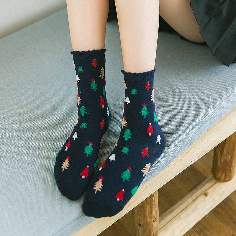 Title 13, Cute Coral Fleece Christmas Socks Thickened War...