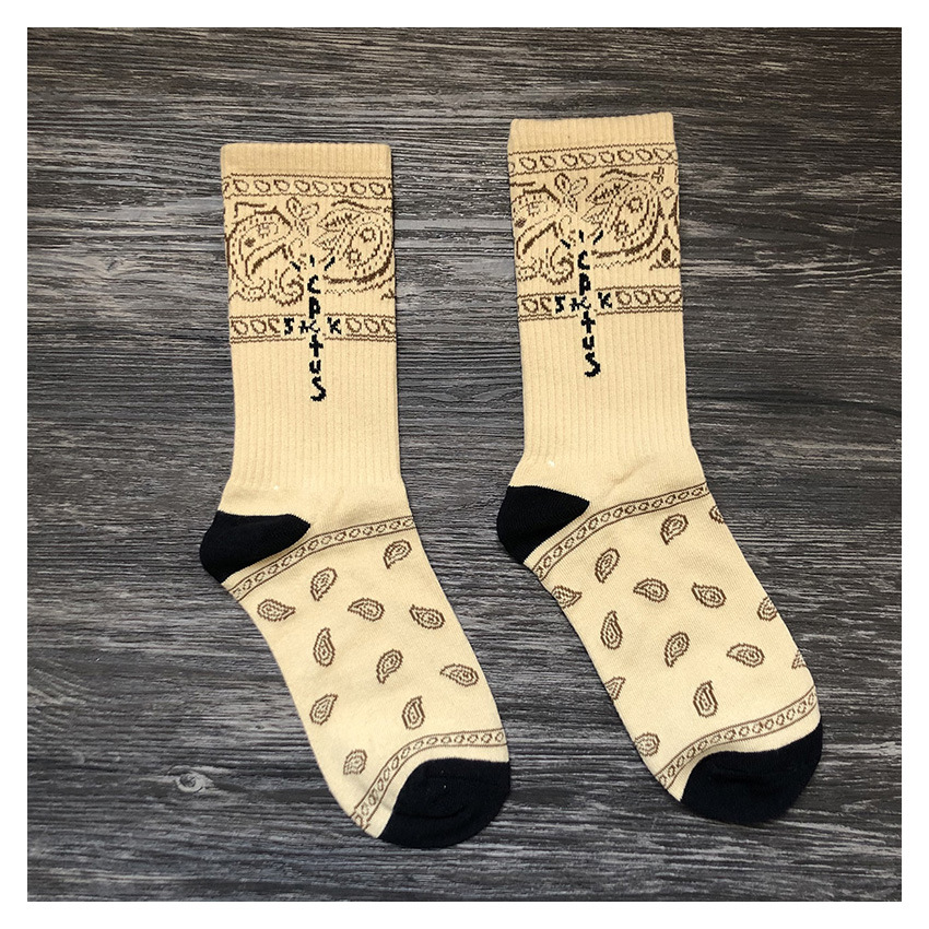 Title 5, Chaussettes de sport en coton avec expression d...