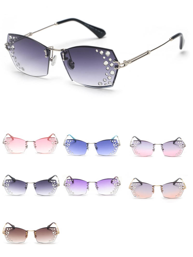 rimless sunglasses 831256 details (3)