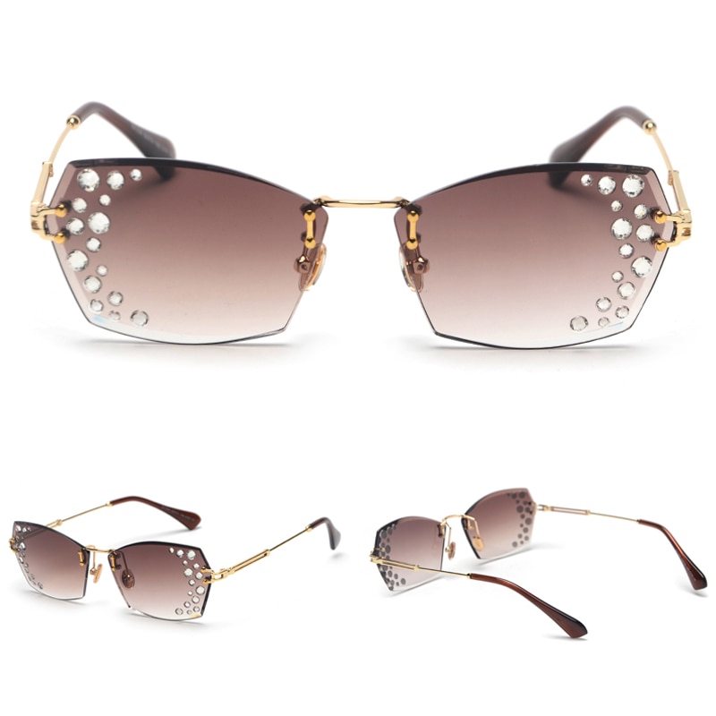 rimless sunglasses 831256 details (10)