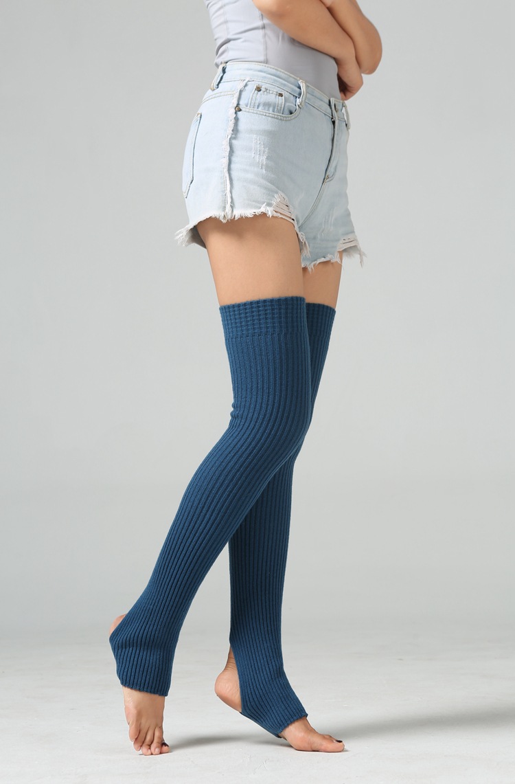 Title 22, Step over the knee and pile up leg warmers