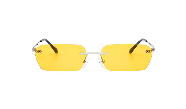 Title 7, Rectangle Rimless Sunglasses