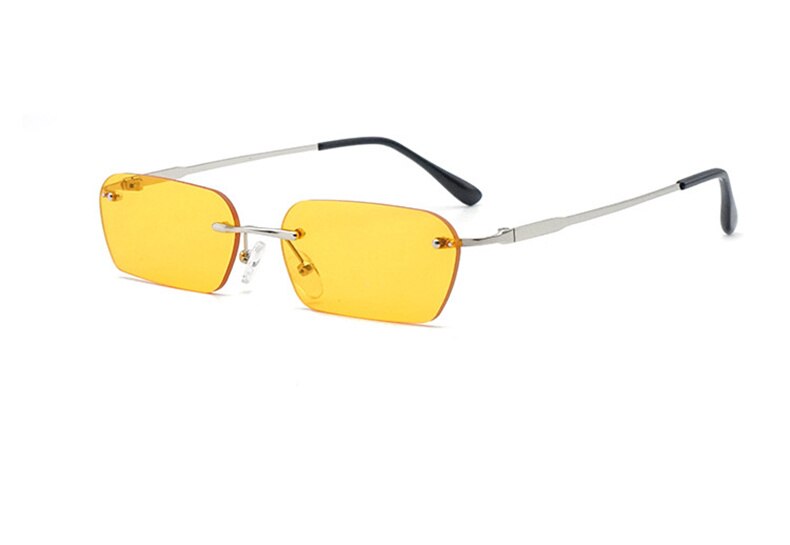 Title 8, Rectangle Rimless Sunglasses