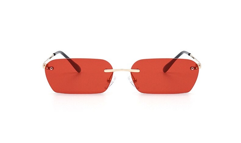 Title 9, Rectangle Rimless Sunglasses