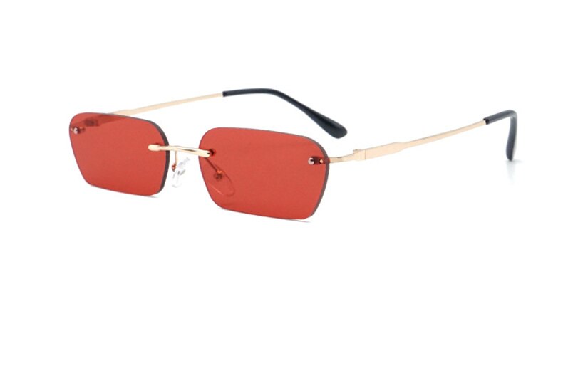 Title 10, Rectangle Rimless Sunglasses